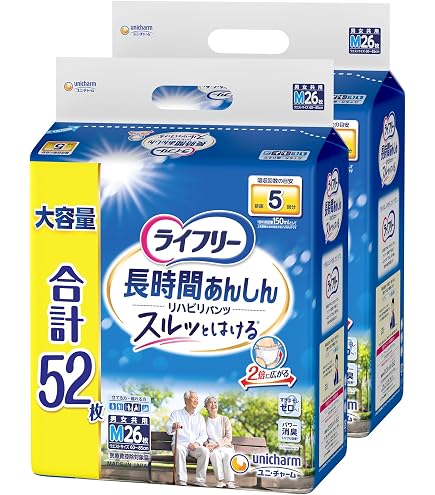 Amazon | ライフリー うす型快適パンツ レギュラー Mサイズ 28枚
